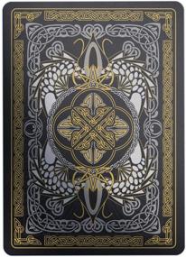 img 3 attached to 🃏 Enchant your game nights with Creatures of The FAE Playing Cards - Black, Gold & Silver Edition from Gent Supply