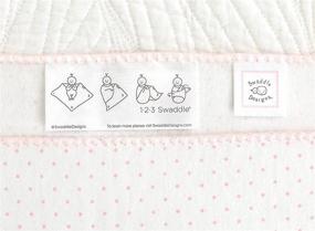 img 2 attached to 🐰 SwaddleDesigns Large Receiving Blanket, Ultimate Swaddle for Baby Boys and Girls, Softest US Cotton Flannel, Best Shower Gift, Made in USA, Garden Bunny Pastel Pink, Mom’s Choice Winner, SD-604PP