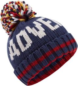 img 3 attached to 🧢 Warm and Trendy ASUGOS Winter Hat - Jacquard Patterns, Embroidery Sequins, Unisex - Ideal for Boys, Girls, and Kids