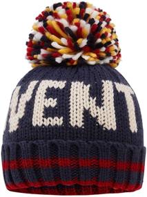 img 4 attached to 🧢 Warm and Trendy ASUGOS Winter Hat - Jacquard Patterns, Embroidery Sequins, Unisex - Ideal for Boys, Girls, and Kids