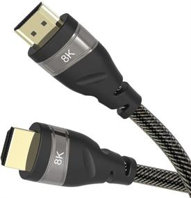 img 3 attached to 🔌 AKKKGOO 8K HDMI Cable 3.3ft - Ultimate 8K Experience for Apple TV and Samsung QLED TV