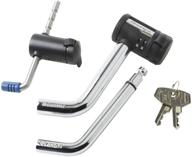 2-piece set: master lock 2848dat key alike receiver and coupler latch locks logo