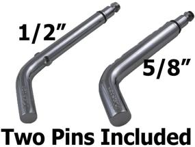 img 1 attached to 2-Piece Set: Master Lock 2848DAT Key Alike Receiver and Coupler Latch Locks
