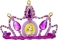 👑 sparkling disney princess rapunzel tiara: perfect for little princesses logo