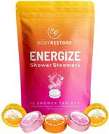 🚿 bodyrestore shower steamers: 12-pack aromatherapy shower bomb set with grapefruit, cocoa orange & citrus essential oils - perfect gifts for both women and men! logo