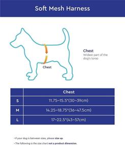 img 3 attached to Gooby Soft Mesh Dog Harness - All-Weather Mesh Small Dog Harness with D-Ring Leash - Perfect Breathable Dog Harness for Medium and Small Dogs - Indoor and Outdoor Use, No Pull