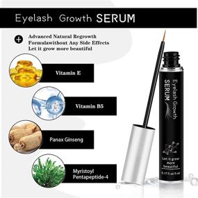 img 1 attached to Eyelash Growth Enhancer Longer Thicker