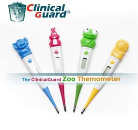 img 1 attached to 🌡️ Accurate Animal-Themed Digital Pediatric Thermometer for Children - Pack of 4: Clinical Guard
