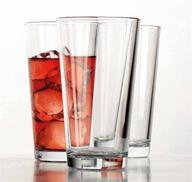 🍹 set of 10 highball glass cups - 17 oz. drinking glasses by home essentials & beyond - ideal for beer, water, juice, cocktails logo