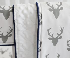 img 2 attached to Bedding Woodland Antlers Blanket Pieces