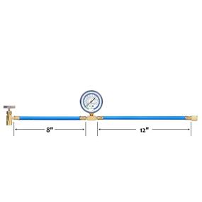 img 3 attached to 🌡️ R-134A Refrigerant Recharger - Measureman Pressure Gauge