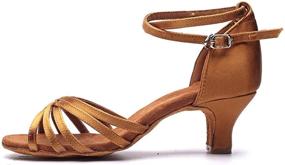 img 1 attached to 👠 Stylish and Comfortable Women's Latin Indoor Ballroom Shoes by MSMAX - Find Your Perfect Fit Today!