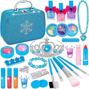img 4 attached to 👸 Enchanting Princess Dress Up Children Cosmetic Birthday Set