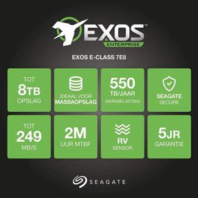 img 1 attached to Seagate Enterprise Capacity 3.5 Внутренний жесткий диск - ST8000NM0075 8TB 7200 об/мин SAS 12 Гб/с 256 МБ кэш-памяти 512e: эффективное хранилище данных для бизнеса