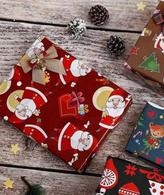 img 1 attached to 🎁 UCOVER Snowflake Christmas Wrapping Paper - 20×29 Inches