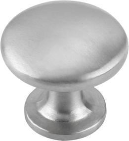 img 4 attached to HOMDIY 10-Pack Brushed Nickel Cabinet Knobs Cupboard Knobs Silver - HD6050SNB Kitchen Door Knobs Brushed Nickel Round Hardware