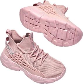 img 3 attached to 👟 SANNAX Kids' Lightweight Sport Shoes - Fashion Sneakers for Boys & Girls - Non-Slip Athletic Footwear for Running, Tennis, Walking, and More!