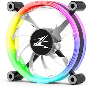 img 4 attached to 💡 Zalman LF120 aRGB Dual Loop 120mm Computer Case Fan with Addressable LED
