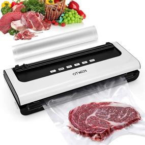 img 4 attached to 🔒 Efficient Food Storage: Vacuum Sealer Machine with Cutter, 4 Modes, and LED Indicator Lights