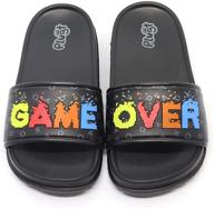 plugt slipper slide black summer logo