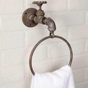img 1 attached to Industrial Water Spigot Towel Ring