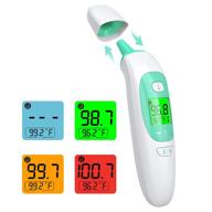 🌡️ infrared forehead thermometer for adults, kids, and babies - non-contact medical temperature gun for humans, 3-in-1 thermometer with accurate instant readings and fever alarm logo