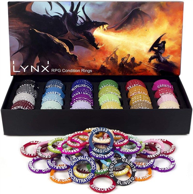dnd miniatures accessories condition rings 로고
