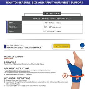 img 3 attached to Reliable OTC Wrist Thumb Splint Support Neoprene: Enhanced Comfort & Stability