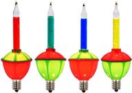 🎄 vibrant multicolor christmas replacement vintage candelabra – illuminate the festive season! логотип