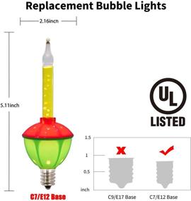 img 3 attached to 🎄 Vibrant Multicolor Christmas Replacement Vintage Candelabra – Illuminate the Festive Season!