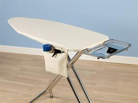 img 2 attached to 🏠 Household Essentials 7347 Replacement Pad and Cover: Wide-Top Ironing Board, Natural Cotton Canvas, Tan – Keep Your Ironing Board in Perfect Shape!