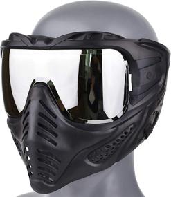 img 1 attached to ⚔️ Ultimate Airsoft Mask: Full Face Adjustable Protection Gear for Paintball & Airsoft Enthusiasts