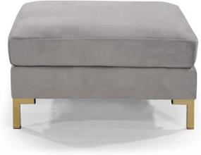 img 1 attached to Iconic Home FON9253 Upholstered Contemporary