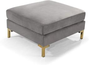 img 2 attached to Iconic Home FON9253 Upholstered Contemporary