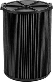 img 4 attached to 🔍 YZHUPTE VF5000 3-Layer Dust Replacement Filter for Ridgid 6-20 Gallon Wet Dry Vacuums - Pleated Fiber Vacuum Filter