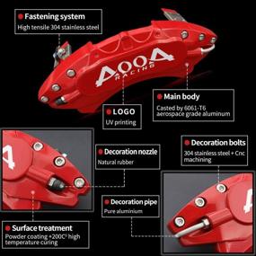 img 2 attached to Кожухи суппорта AOOA Mustang 2008 2013