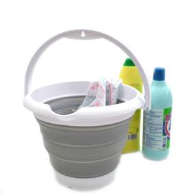 img 2 attached to SAMMART Gallon Collapsible Plastic Bucket Kitchen & Dining