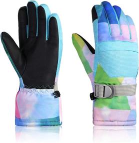 img 4 attached to Momoon Gloves Waterproof Screen Winter Boys' Accessories : Cold Weather