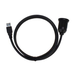 img 1 attached to USB 3.0 Mount Cable - Convenient Panel Dash Flush Extension Cable for Cars, Boats, Motorcycles & More (3.3FT/1M)