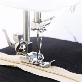 img 1 attached to 🧵 Multifunctional Household Sewing Machine Kit: Beginner's Portable Machine with 12 Stitch Patterns, Light, Foot Pedal, and Storage Drawer