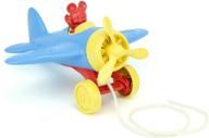 🛩️ disney baby exclusive green toys - mickey mouse airplane pull toy logo