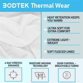 img 2 attached to 👚 Bodtek Women's Fleece Thermal Underwear: Optimal Women's Clothing and Lingerie for Sleep & Lounge