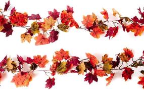 img 3 attached to CraftMore Autumn 70 Inch Garland