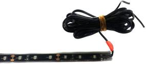 img 1 attached to Повысьте своё впечатление от катания с набором навигационной LED-подсветки для носа лодки Interwebz - красный и зеленый.