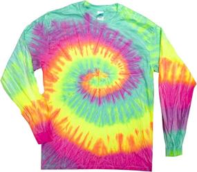 img 1 attached to 🌈 Vibrant Colortone Tie Dye 2X Carnival: Unleash the Ultimate Festival Fashion!