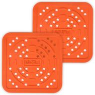 🍟 mmmat reusable air fryer liners - german silicone mats for non-stick basket - 2 pack, 8.5 inch or 7.5 inch square - air fryer accessories logo