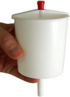 🥤 efficient white plastic push button communion cup filler - fill up to 25 cups with ease! logo