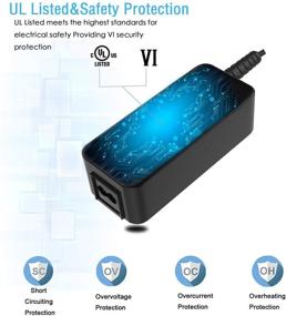 img 3 attached to High-Quality 19V 2.1A AC Charger Compatible with Samsung Galaxy View SM-T670 T677 18.4 Tablet - Efficient Power Adapter Supply Cord