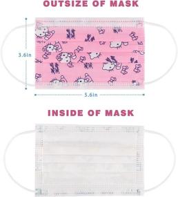 img 3 attached to 😷 Safe and Breathable IGINOA Kids Face Mask - 50PCS, Designed for Girls and Boys