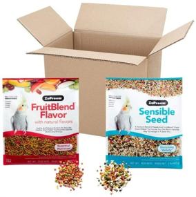 img 3 attached to ZuPreem Bundle FruitBlend Flavor Pellets & Sensible Seed for Medium Birds, 2 lb - Premium Nutrition & Enriching Variety 2-Pack